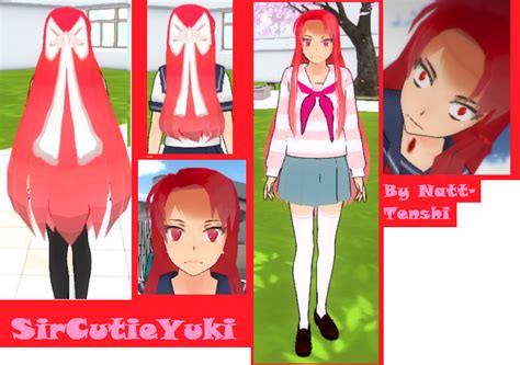 yandere sim sircutieyuki skin by natt tenshi on deviantart