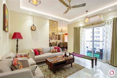 Contemporary House Design Living Room Indian Themed Interior Design