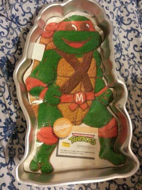 1989 Tmnt Wilton Cake Pan Ź Teenage Mutant Ninja By Theyahdsale