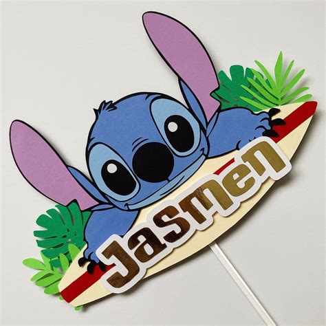 This Stitch Cake Topper Is The Perfect Addition To Any Lilo And Stitch
