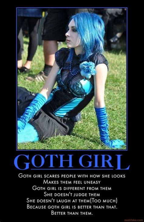 Goth Demotivational Posters Goth Girl Demotivational Poster