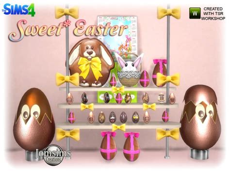 The Sims Resource Sweet Easter Set By Jomsims • Sims 4 Downloads