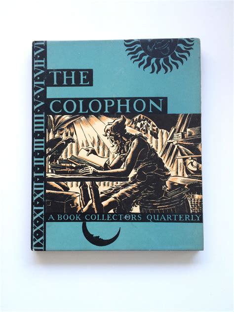 The Book Called The Colophon