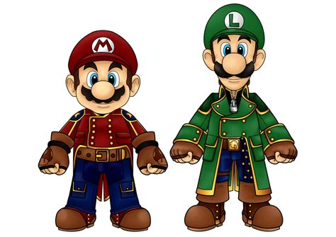 Mario And Luigi By Cosmicthunder On Deviantart