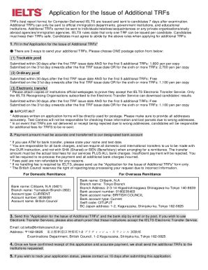 Fillable Online Test Report Form TRF IELTS CanadaTest Report Form TRF IELTS CanadaCan I