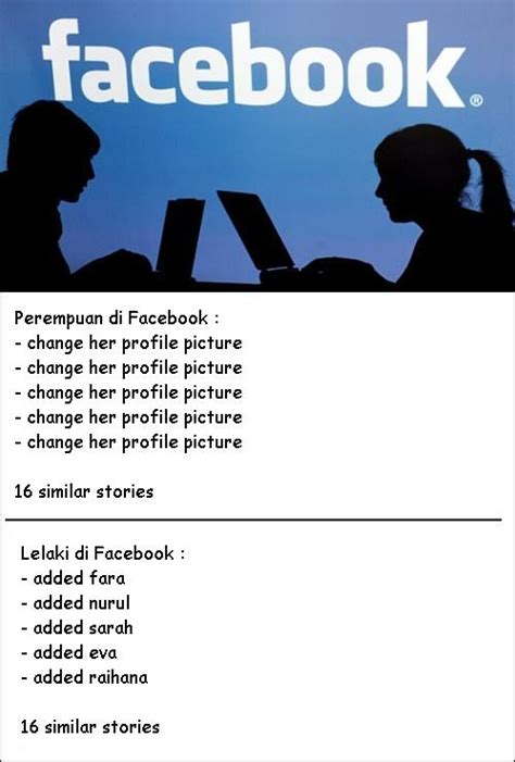 Beza Antara Facebook Lelaki Dan Perempuan