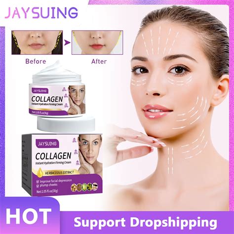 Jaysuing Wrinkle Remover Face Cream Anti Aging Improve Puffiness Fade Fine Lines Moisturizing