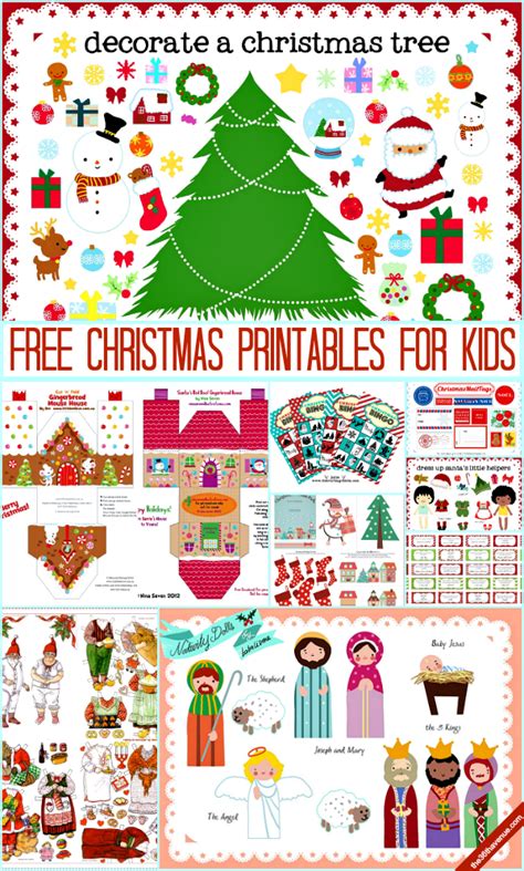 The cards can be cut out if desired and be used as c. Christmas Printables For Kids Pictures, Photos, and Images ...