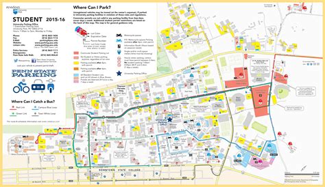 Penn State Campus Map Gambaran