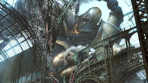 Giant Robot Destroying The City Wallpaper Travel And World
