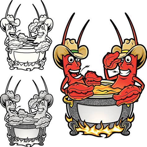 Crawfish Clip Art Vector Images And Illustrations Istock