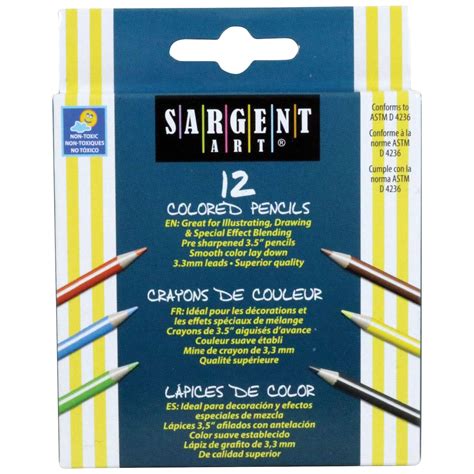 Sargent Art Half Size Colored Pencils 24 Pack Bundle Michaels