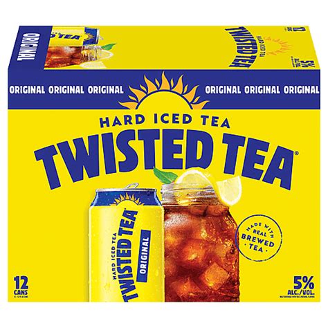 Twisted Tea Hard Iced Tea Original 12 Ea Flavored Malt Beverages