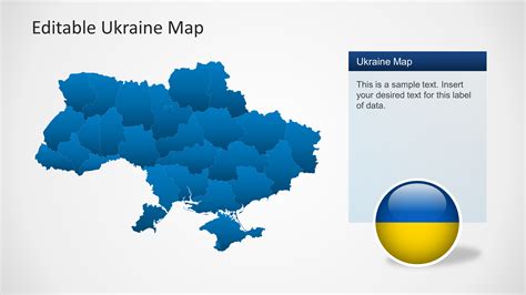 Ukraine Map Template For Powerpoint Slidemodel