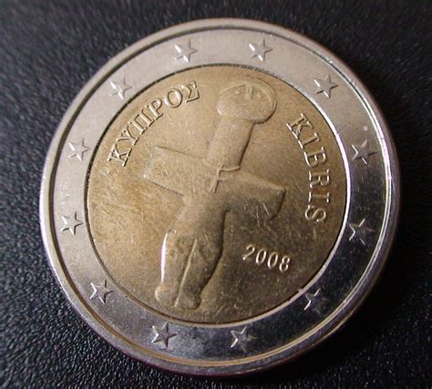 2 Euro Cypriot Euro Coin Kibris Cyprus Wikipedia Idol Flickr
