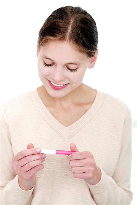 Woman Holding Pregnancy Test Photograph By Lea Paterson Fine Art America