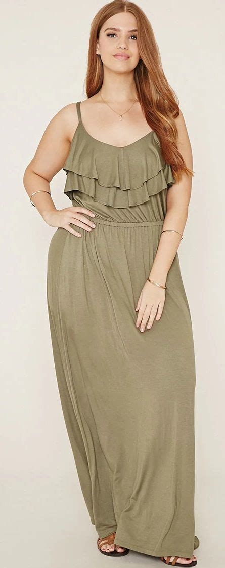 Maybe you would like to learn more about one of these? Plus Size Ruffled Maxi Dress | Plus size maxi dresses ...