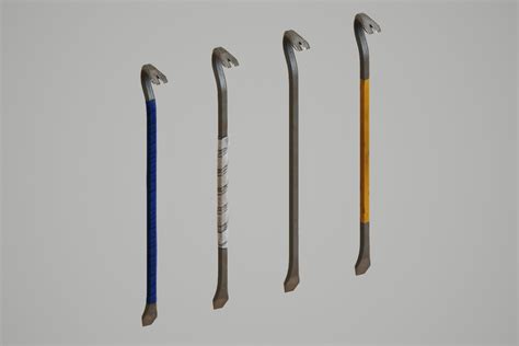 Crowbars Vol01 3d Tools Unity Asset Store