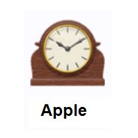 Using alt + x method 🕰 Mantelpiece Clock Emoji