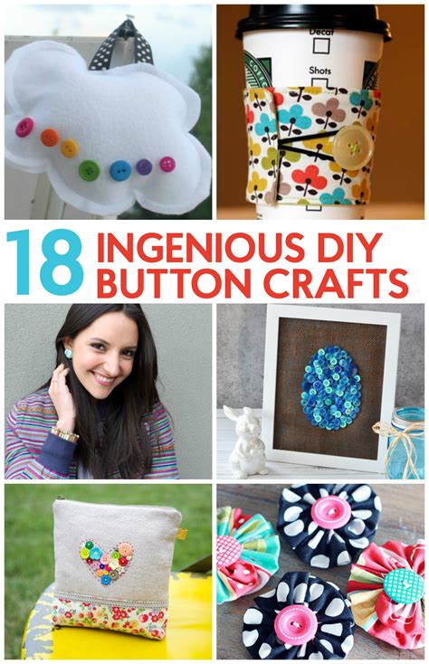 18 Ingenious Diy Button Crafts A Little Craft In Your