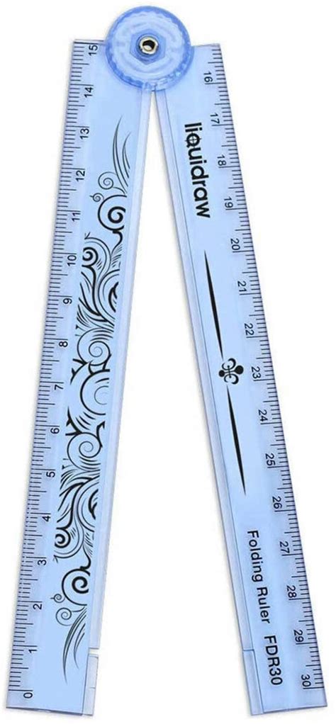 Liquidraw 30cm Folding Ruler Foldable Ruler School Stationery Etsy