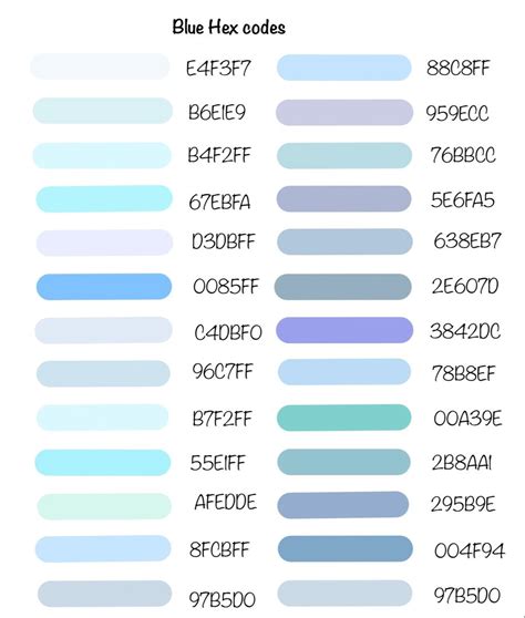 Hex Color Palette Color Schemes Colour Palettes Hex Color Codes Hex