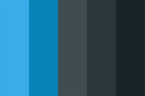 Dark Blue Theme Color Palette