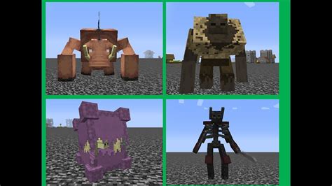 Mutant More Mod Showcase I Mutant More Mod Preview I Minecraft Mobs Fight I Mutant More Mods