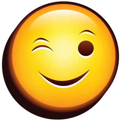 Emoji Wink Png Photo Png Mart