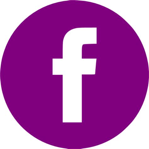 Purple Facebook 4 Icon Free Purple Social Icons