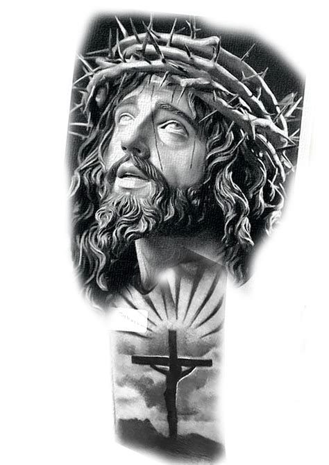 Pin De Cyril Calara Em Watercolor Tattoos Em 2023 Tatuagem De Cristo