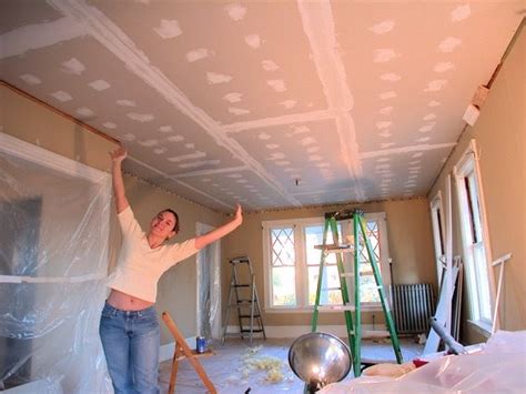 Dover Projects How To Drywall A Ceiling