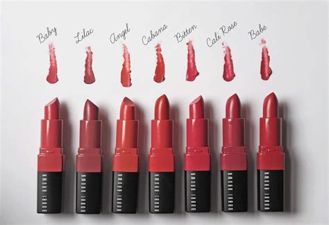 Bobbi Brown Crushed Lip Color Lipsticks Full Swatches Review