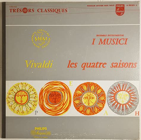 Les Quatre Saisons Antonio Vivaldi Ensemble Instrumental I Musici