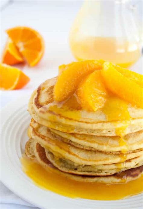 Orange Buttermilk Pancakes With Fresh Citrus Syrup The Merchant Baker