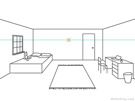 One Point Perspective Drawing Step By Step Guide For Beginners