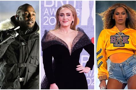 grammys 2023 beyoncé adele and kendrick lamar lead with multiple noms