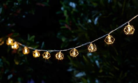 Gold Solar Cage String Lights Groupon Goods