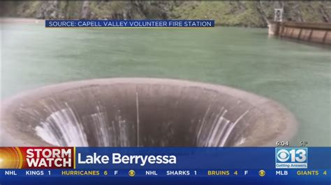 Lake Berryessas Glory Hole Spillway In Use For 1st Time Since 2017