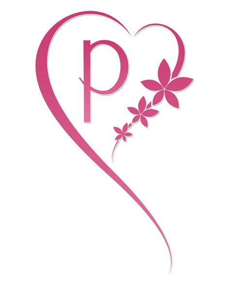 P Letter Images In Heart Is A Free Transparent Png Image Search And