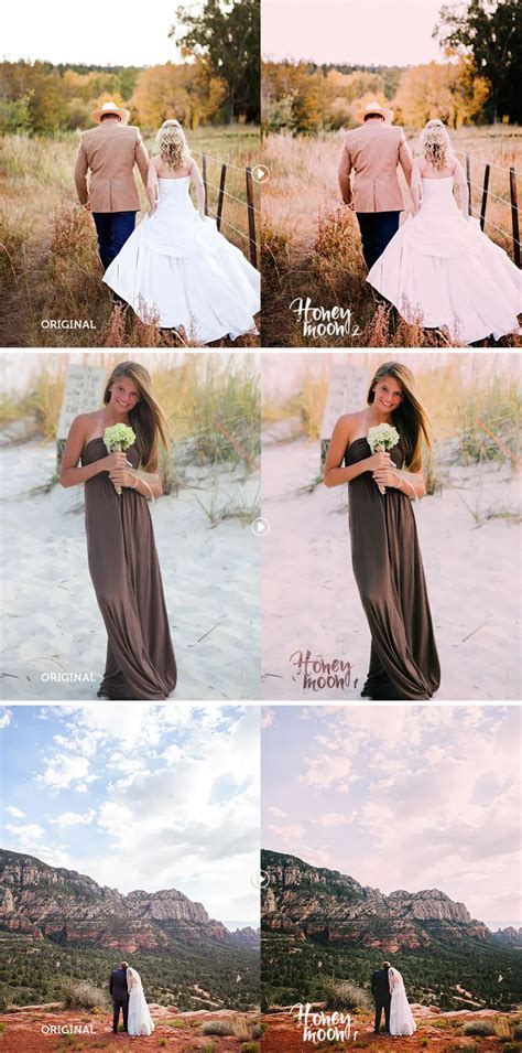 This beautiful presets will completely transform your images and create the most dreamy before and afters. Honeymoon Wedding Lightroom Presets | Wedding presets ...