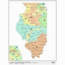 Illinois 2022 Congressional Districts Wall Map by MapShop - The Map Shop