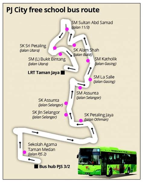 Jalan changgi, petaling jaya, 46000, malaysia. Free bus ride for 11 schools in Petaling Jaya - MBPJ