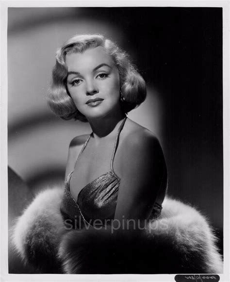 orig 1950 marilyn monroe dazzling early glamour portrait “all about eve” silverpinups