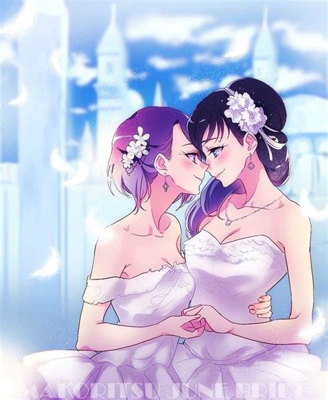 Pin By Nicoletta Christina On Yuri Weddings Anime Yuri Manga Pictures