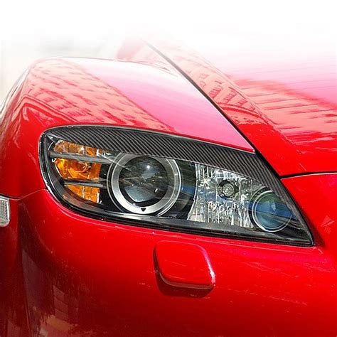 Rx8 Carbon Fiber Headlight Eyelids Mazda Rx8 Parts New Zealand