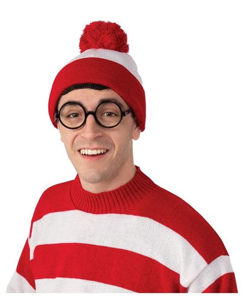 Deluxe Waldo Hat Wheres Waldo Costume Accessory