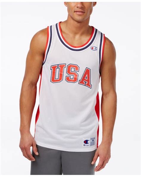 Cbs sports has the latest nba basketball news, live scores, player stats, standings, fantasy games, and projections. Champion Men's Usa Mesh Basketball Jersey in White for Men ...