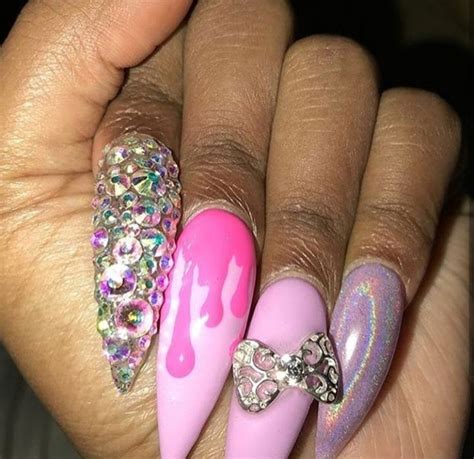 ᴾⁱⁿ α ᵈ α ʳ ⁱ ᵒ ˢ ‼️️☹ Fancy Nails Pink Nails Cute Nail Designs