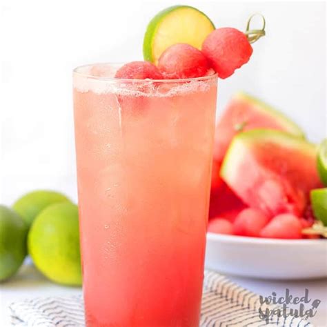 Lime Watermelon Coconut Water Recipe A Natural Sports Drink Wicked